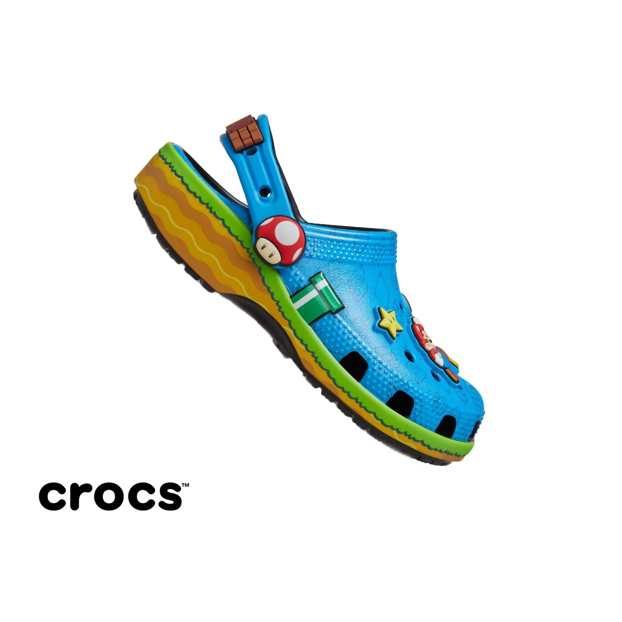 Crocs x Super Mario Classic Preschool Kids' Clog - BLUE